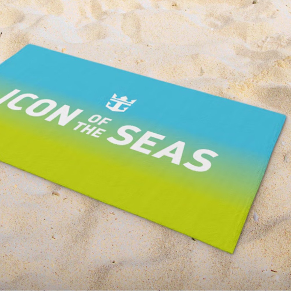 Beautiful and extra large Royal Caribbean Beach Towel